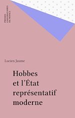 Download this eBook Hobbes et l'État représentatif moderne