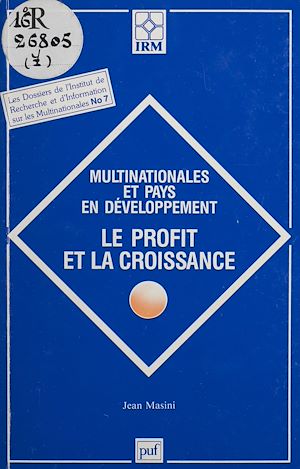 Téléchargez le livre :  Multinationales et pays en développement
