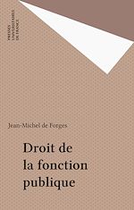 Télécharger le livre :  Droit de la fonction publique