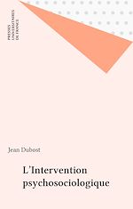 Télécharger le livre :  L'Intervention psychosociologique