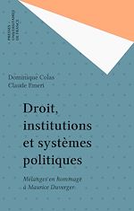 Télécharger le livre :  Droit, institutions et systèmes politiques