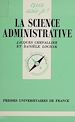 Télécharger le livre :  La Science administrative