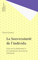 Télécharger le livre :  La Souveraineté de l'individu