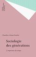 Télécharger le livre :  Sociologie des générations
