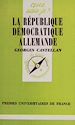 Télécharger le livre :  La République démocratique allemande (R.D.A.)