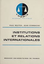 Télécharger le livre :  Institutions et relations internationales