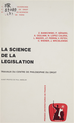 Téléchargez le livre :  La science de la législation