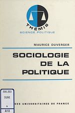 Télécharger le livre :  Sociologie de la politique