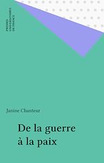 Télécharger le livre :  De la guerre à la paix