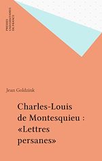 Télécharger le livre :  Charles-Louis de Montesquieu : «Lettres persanes»