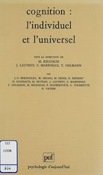 Télécharger le livre :  Cognition : l'individuel et l'universel
