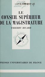 Download this eBook Le Conseil supérieur de la magistrature