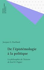 Download this eBook De l'épistémologie à la politique