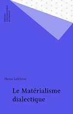 Télécharger le livre :  Le Matérialisme dialectique