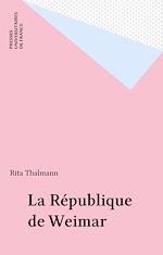 Download this eBook La République de Weimar