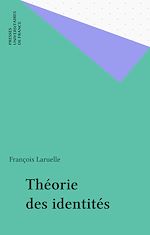Télécharger le livre :  Théorie des identités