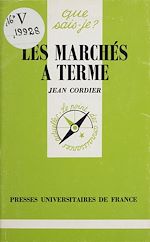 Download this eBook Les Marchés à terme