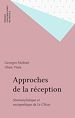 Télécharger le livre :  Approches de la réception