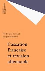 Télécharger le livre :  Cassation française et révision allemande
