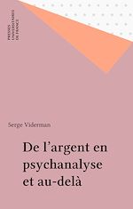 Télécharger le livre :  De l'argent en psychanalyse et au-delà