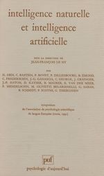 Télécharger le livre :  Intelligence naturelle, intelligence artificielle