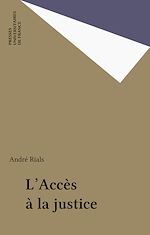 Download this eBook L'Accès à la justice