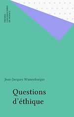 Télécharger le livre :  Questions d'éthique