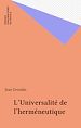 Télécharger le livre :  L'Universalité de l'herméneutique