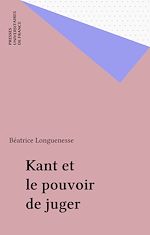 Télécharger le livre :  Kant et le pouvoir de juger
