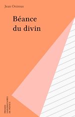Télécharger le livre :  Béance du divin