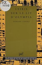 Télécharger le livre :  Leiris sur le lit d'Olympia