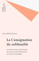 Télécharger le livre :  La Consignation du sublimable