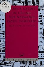 Télécharger le livre :  «Mort à crédit» de Céline