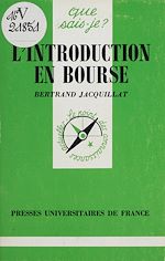 Download this eBook L'Introduction en Bourse