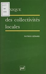 Télécharger le livre :  Lexique des collectivités locales