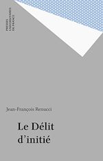 Download this eBook Le Délit d'initié