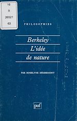 Télécharger le livre :  Berkeley : l'idée de nature