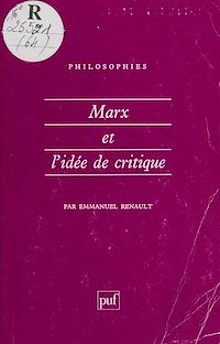 Téléchargez le livre :  Marx et l'idée de critique