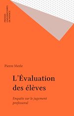 Télécharger le livre :  L'Évaluation des élèves