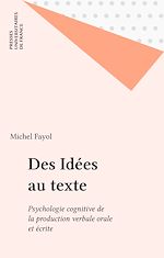 Télécharger le livre :  Des idées au texte