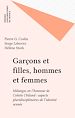 Télécharger le livre :  Garçons et filles, hommes et femmes