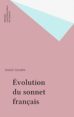 Télécharger le livre :  Évolution du sonnet français