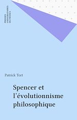 Download this eBook Spencer et l'évolutionnisme philosophique