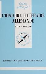 Download this eBook L'Histoire littéraire allemande
