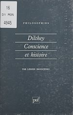 Télécharger le livre :  Dilthey : conscience et histoire