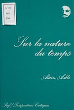 Télécharger le livre :  Sur la nature du temps