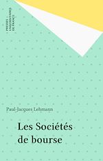 Télécharger le livre :  Les Sociétés de bourse