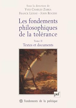 Télécharger le livre :  Les fondements philosophiques de la tolérance : Textes et documents