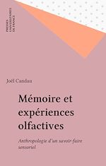 Télécharger le livre :  Mémoire et expériences olfactives