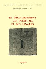Télécharger le livre :  Le déchiffrement des écritures et des langues